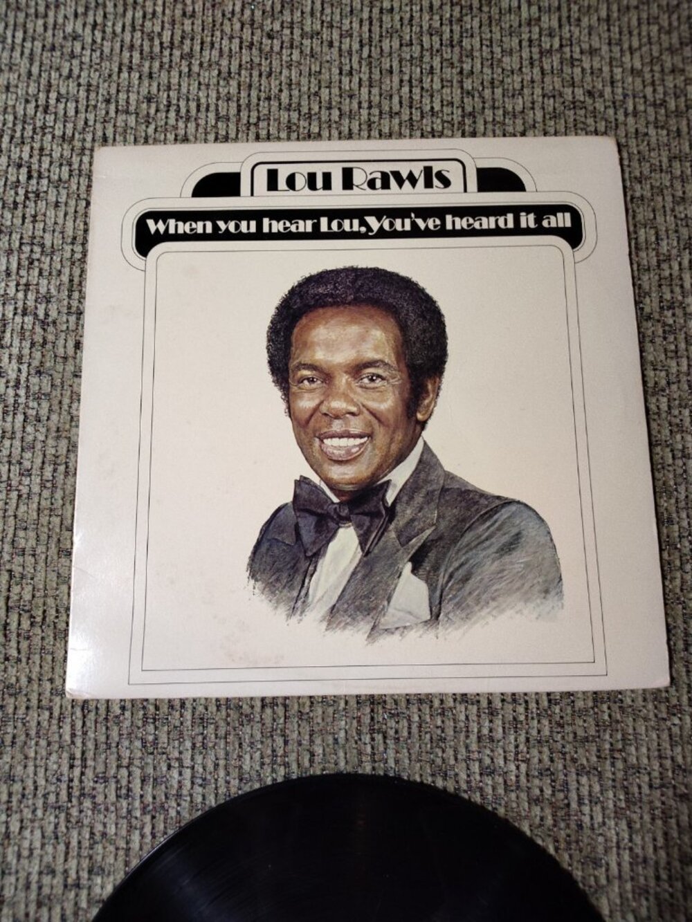 Lou Rawls: When You Hear Lou, You've Heard It All Vinyl LP Promo Like new!